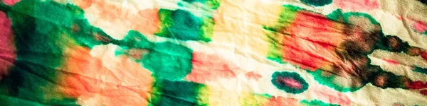 Tie Dye Neon Abstract Watercolour Green Color Light Ombre Grunge — Stock Photo, Image