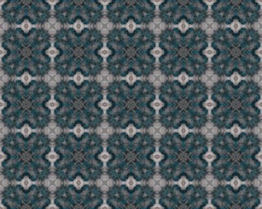 Aquarelle Geometrik Patern Boho. Kabile Süsü. Özbekistan Rustik Döşemesi. Mavi Arap Etnik Doku. Gri Etnik Çiçek Zemini. Bej rengi çiçek baskısı. Süsleme Geometrik Süsleme Ikat.