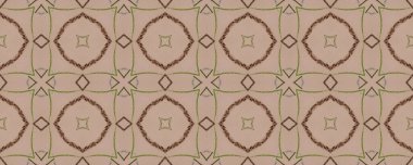 Kahverengi Kalem Çiziği. Sonsuz Döşeme. İspanyol deseni. Retro Scratch. Kusursuz Geometri. Mürekkep Kalemi Deseni. Gri Yıldız Tasarımı. Renkli Basit Kağıt. Kaba Şablon. Etnik Boyama.