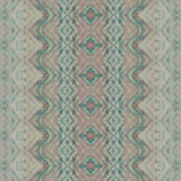 Gefärbte Batik Boho Geometric Textile Multicolor Boho Ikat Farbige Geo — Stockfoto