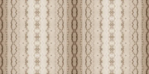 Craft Ethnic Print Old Bohemian Stripe Dirty Ikat Sepia Rustic — Stock Photo, Image