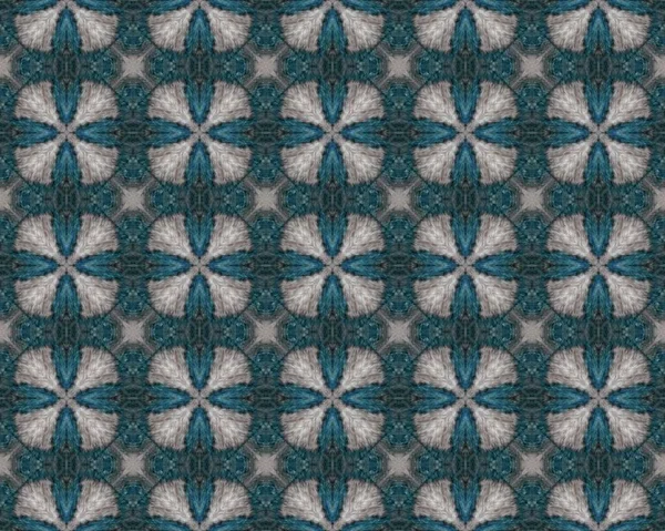 Pakistańska Geometryczna Płytka Batika Osmański Bezszwowy Batik Amerykański Niekończący Się — Zdjęcie stockowe