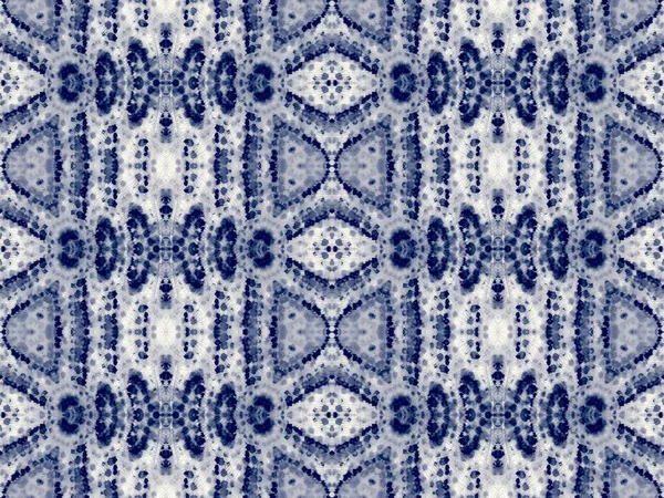 Texture Teinte Indigo Encre Shibori Bleue Encre Huile Populaire Bleue — Photo