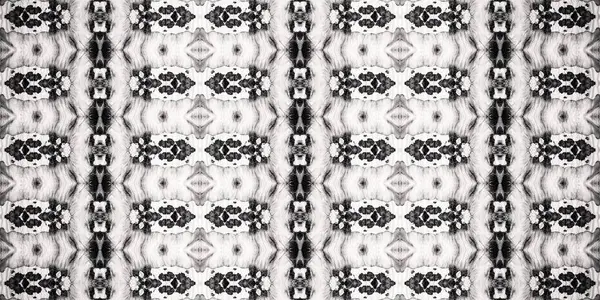 Šedý Etnický Batik Gray Geometrický Abstrakt Šedá Boho Textura Šedý — Stock fotografie