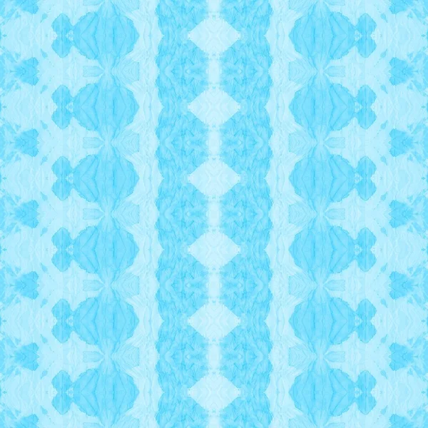 Mavi Geometrik Kravat Boyası Bulut Boyalı Soyut Mavi Kabile Fırçası — Stok fotoğraf