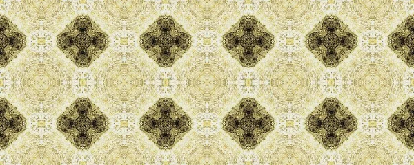 Pakistan Geometriska Batik Ikat Guld Etnisk Bläck Guld Arabisk Mosaik — Stockfoto