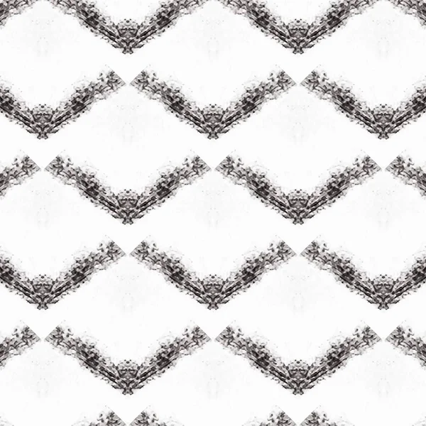Graubraune Textur Tusche Skizzenmuster White Rough Zig Zag Geometrische Geometrie — Stockfoto