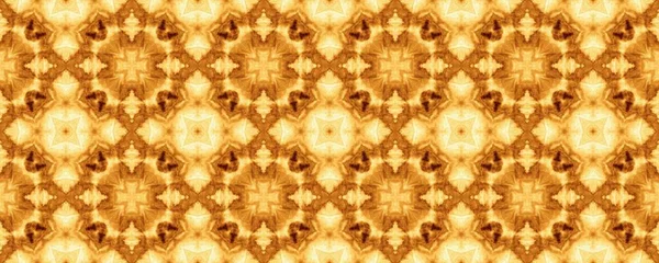 Brown Lisbon Mosaic Pattern Геометричний Принт Арабська Геометрична Квітка Етнічна — стокове фото