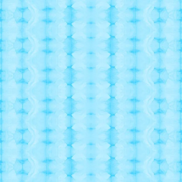 Sea Ikat White Seamless Print Blaues Geo Muster Traditionelles Blaues — Stockfoto