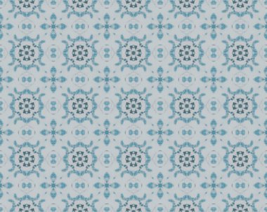 Gri Amerikan Mozaik Boyası. Geometrik Batik Boyası 'nı süsleyin. Mavi Kızılderili Kırsal Çizimi. Gri çiçek desenli mürekkep. Klasik dikişsiz Batik. Pakistan Geometrik Çiçek Yazdırma. Mavi Etnik İkat