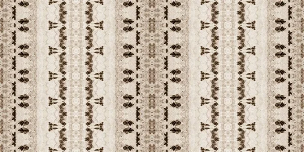 Sepia Tribal Print Worn Geo Pattern Retro Geometric Tie Dye — Stock Photo, Image