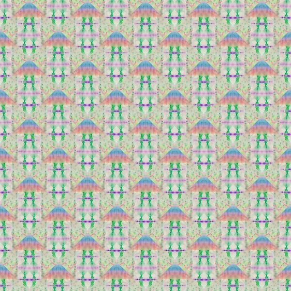 Escala Pastel Squama Batik Papel Parede Zigzag Geométrico Colorido Separador — Fotografia de Stock