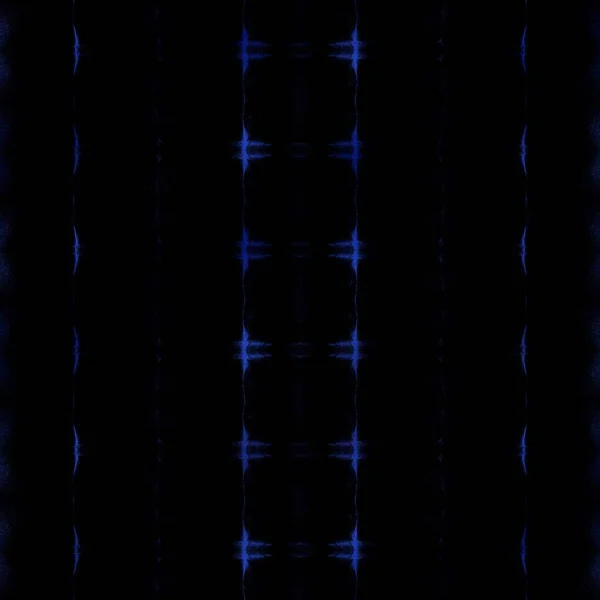 Zig Geométrico Zag Zag Zig Pincel Abstrato Azul Preto Geo — Fotografia de Stock