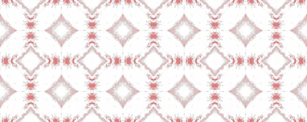 Арабеск Геометрический Патент Красный Винтажный Бесконечный Узор Красная Этническая Плитка — стоковое фото