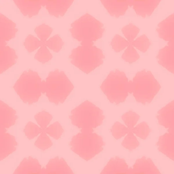 Pakistan Girly Pattern Tile Indian Geometric Batik Pink Aquarelle Girly — Stock Photo, Image