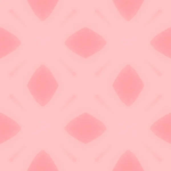 Акварель Геометричний Візерунок Плитка Узбецька Текстура Орнаменту Рожевий Традиційний Нескінченний — стокове фото