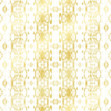 Beyaz Bohem Zag. Altın rengi boya. Sarı Boya. Beyaz Boyalı Doku. Altın desenli fırça. Gold Geo Soyut. Asit boyalı kravat boyası. Geometrik Soyut Zig. Lüks Boho Boyası. Güneşli Boyalı Zigzag