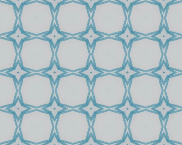 Fehér Keleti Etnikai Ikat Lisszabon Geometrikus Virágpadló Marokkói Geometriai Minta — Stock Fotó
