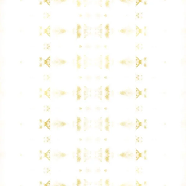 白いボヘミアン 酸印刷 ホワイト 黄色のボホールペイント 金の染料ブラシ ボヘミアン テクスチャ ゴールド アブストラクト サニーボーロ繊維 — ストック写真
