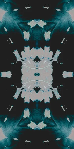Gece Kravatı Boyası Baskısı Yıldız Geometrik Motifi Mavi Gece Sanatsal — Stok fotoğraf