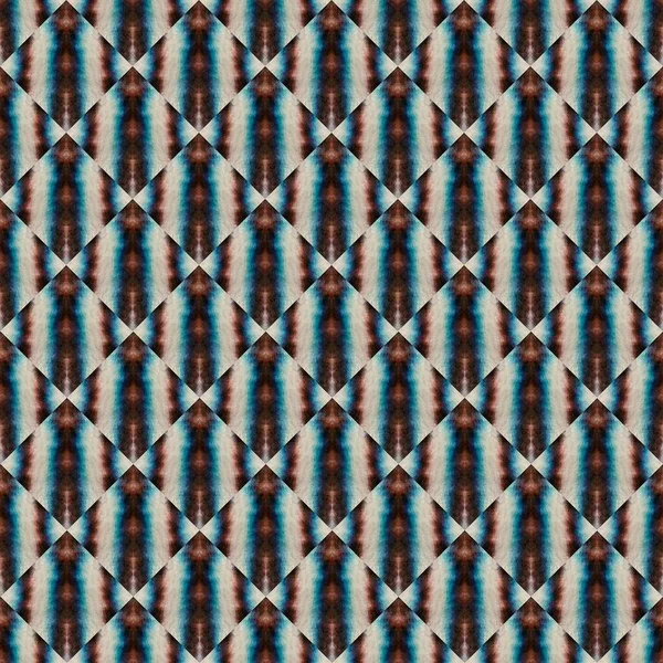 Squama Scallop Ornament Rhombus Hand Zig Zag Colorido Batik Geo — Fotografia de Stock
