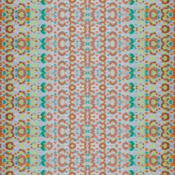 Multicolor Geo Watercolor Pulverizador Boêmio Geo Batik Colorido Boho Stripe — Fotografia de Stock