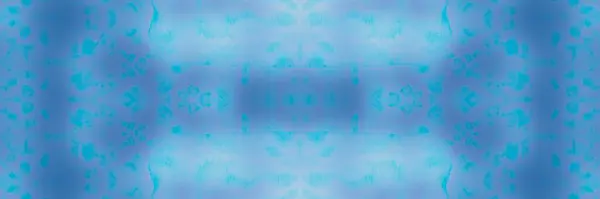Blue Tie Dye Ocean Splash Abstraktes Wassereis Flüssiges Glühen Funkeln — Stockfoto