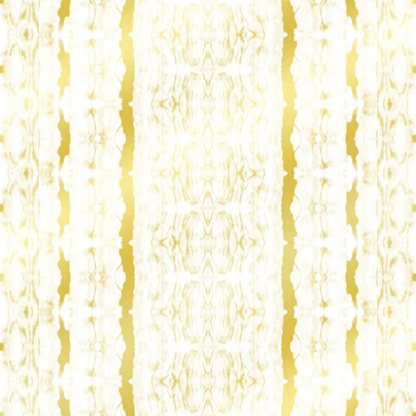 Napfényes Kéz Csík Fehér Geometrikus Zag Aranyszínű Akvarell Arany Boho — Stock Fotó