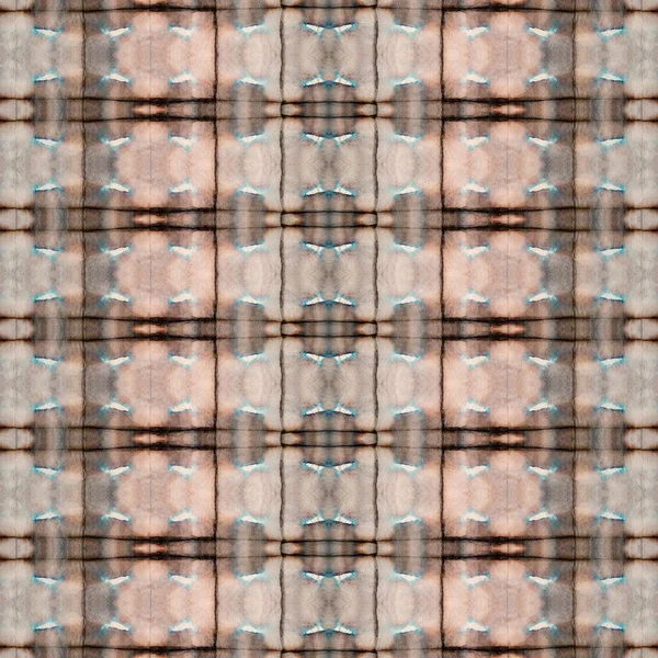 Traditional Splash Colored Boho Stripe Dyed Geometric Textile Dyed Print — Stock Photo, Image