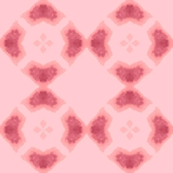 Décoration Géométrique Portugaise Imprimer Indian Seamless Flower Pink Moroccan Endless — Photo