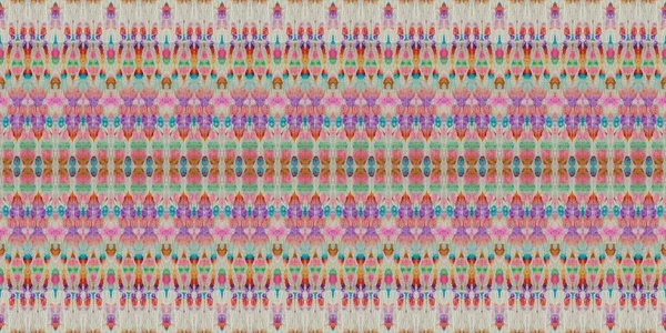 Renkli Boho Dokusu Renkli Rustik Yazıcı Gökkuşağı Boyalı Batik Geo — Stok fotoğraf