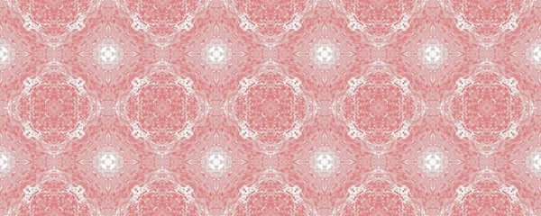 Gray Floral Batik Ink Moroccan Geometric Flower Ikat Red Abstract — Stock Photo, Image
