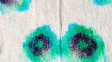 Brown Abstract Mark. Blue Ink Splatter Texture Wet Watercolour Colorful Mark. Floral Watercolor Drawn Concept. Ink Color Shape. Wash Flower Effect. Ink Abstract Abstract Spill. Floral Soft Sponge.