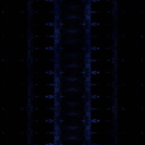 Blau Gefärbte Textur Geometrisches Zig Zag Zag Zag Navy Pinsel — Stockfoto