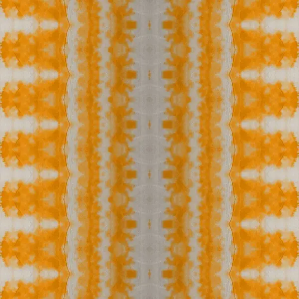 Geométrica Floral Boho Batik Dourado Gray Geo Grunge Textura Laranja — Fotografia de Stock