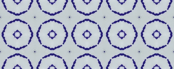 Modello Geometrico Indonesiano Ikat Fiore Geometrico Spagnolo Croce Etnica Aquarelle — Foto Stock