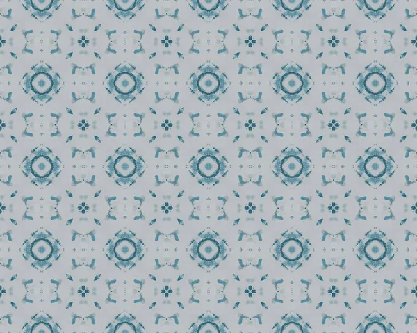 Gri Fas Çiçeği Boho. Mavi Lizbon Etnik Tasarımı. Arapça dörtlü folyo çizimi. Klasik Geometrik Çiçek İkat. Oriental Geometric Batik Ink. Gri çiçekli döşeme. Mavi Etnik Döşeme