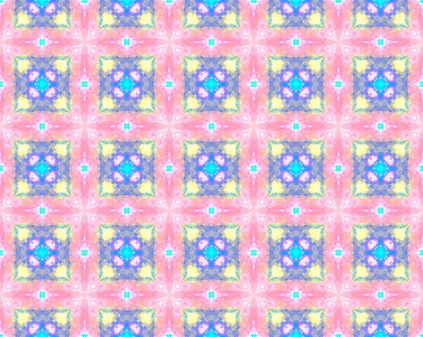 Aquarelle Geometrik Desenli Boya. Klasik Geometrik Çiçek Döşemesi. Gökkuşağı Etnik Döşeme. Türk Deney Çizimi. Funky Floral Ikat Trance Sonsuz Tasarım. Özbekistan Etnik Boyası.