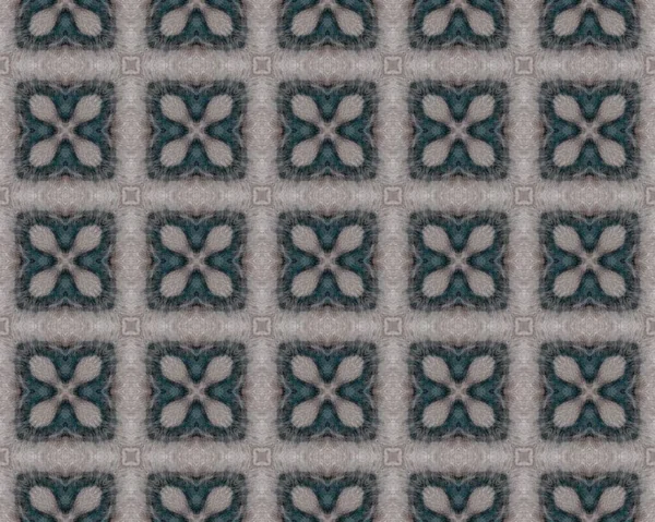 Marokańska Geometryczna Płytka Kwiatowa Plemienna Bezszwowa Faktura Abstrakcyjny Barwnik Etniczny — Zdjęcie stockowe