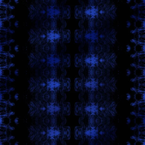 Pintura Tribal Azul Science Geo Print Bohemia Azul Geométrico Abstracto —  Fotos de Stock