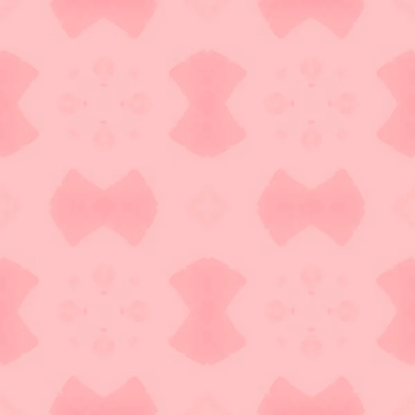 Arabesque Geometric Batik Girl Vintage Geometric Flower Pink Traditional Girly — Stock Photo, Image