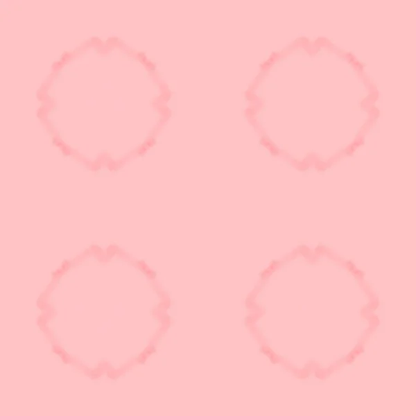 水彩ガーリーパターンタイル スペイン幾何学的テクスチャ ピンクインドネシアの女の子Xヴィンテージエンドレスデザイン インド幾何学的装飾ガール ピンクフローラルガールパステルガール Print — ストック写真