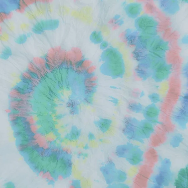 Spiral Shirt Multi Swirl Watercolor Spiral White Circle Rainbow 1960 — Zdjęcie stockowe