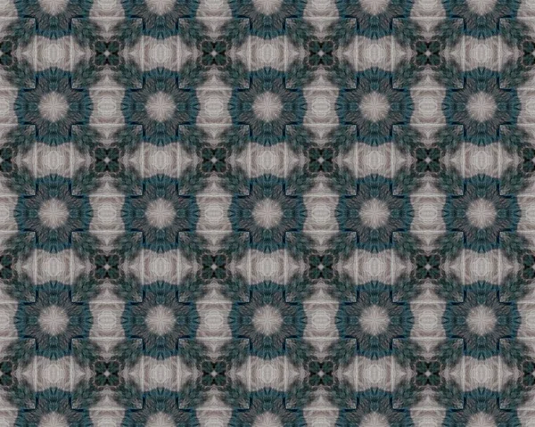 Tradycyjny Geometryczny Wzór Płytek Tribal Geometric Powtarzam Cygański Barwnik Mozaikowy — Zdjęcie stockowe