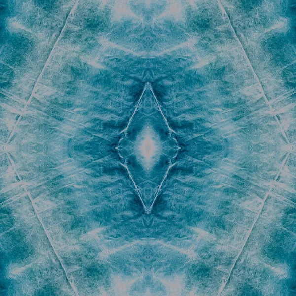 Night Tie Dye Grunge Ice Endless Seamless Azure Light Space — Stockfoto