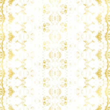 Altın renkli şerit. Beyaz Boho Suluboya. Lüks Geo Deseni. Sunny Geo Fırçası. Kusursuz Altın Boya. Beyaz Boyalı Parmak izi. Bohem dokusu Zag. Beyaz Geometrik Zig. Parlak Fırça. Hafif Boho Vuruşu