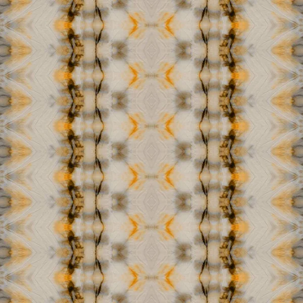 Gul Geo Textil Orange Boho Abstrakt Traditionell Stänk Brun Färgad — Stockfoto