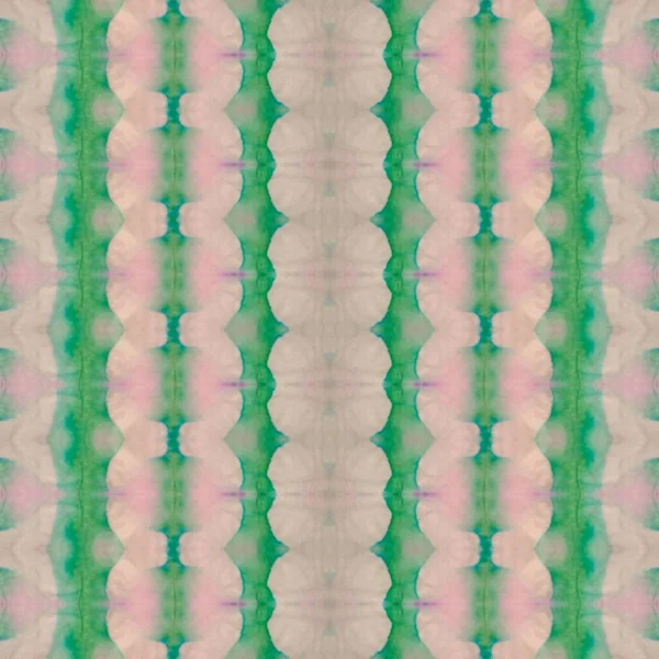 レインボーボホ水彩 カラーはタイ バティック 部族印刷物 多色染めのプリント 地理幾何学的パターン カラーはボホタイ 染色された染織 ボーア グランジ — ストック写真