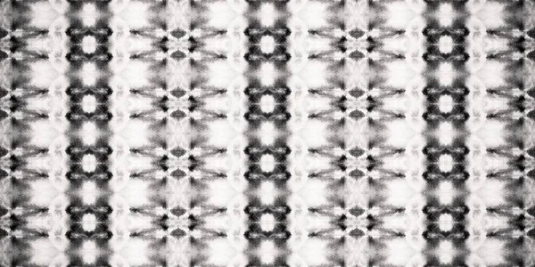 Gray Ethnic Batik Grey Boho Stripe Black Geo Print White — Stockfoto