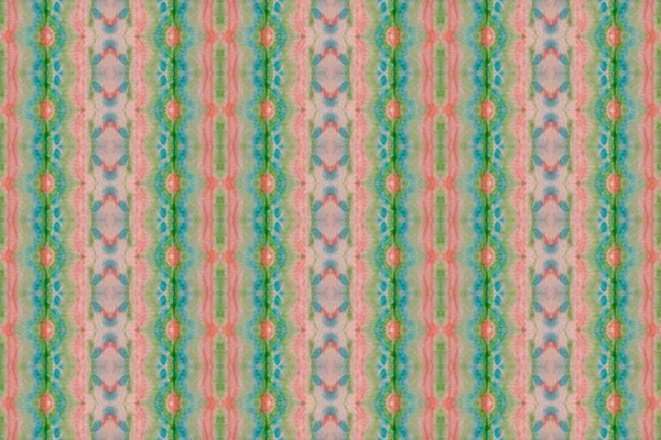 Têxtil Boho Colorido Padrão Geométrico Tingido Geo Batik Multicolorido Impressão — Fotografia de Stock
